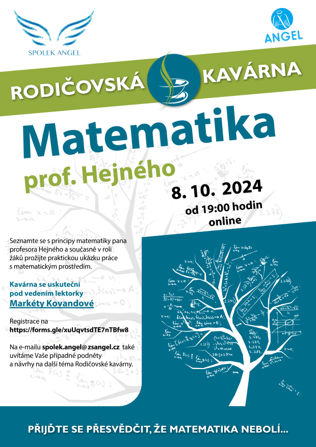 Rodičovská kavárna na téma Matematika podle profesora Hejného