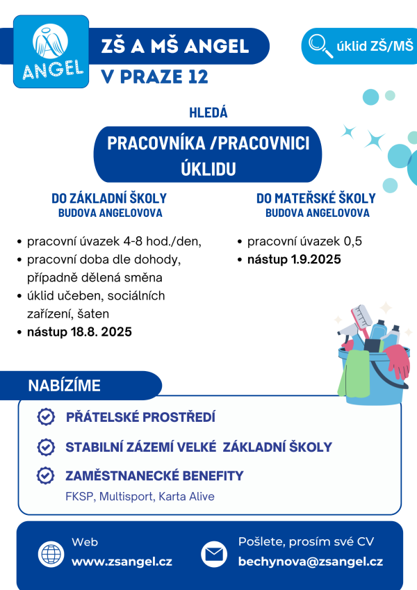 PRACOVNÍK/PRACOVNICE ÚKLIDU