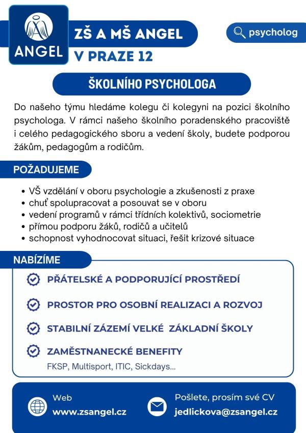 ŠKOLNÍ PSYCHOLOG