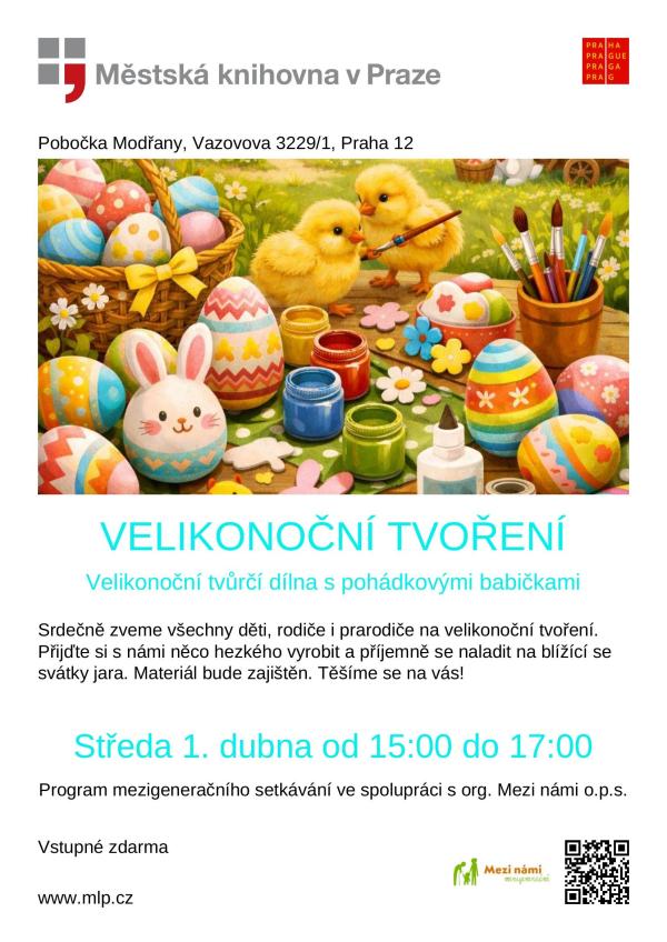 KC - pozvánka na jarní akce městské knihovny v Modřanech