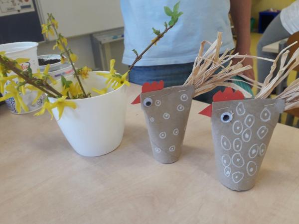 Jarní tvoření v družině 3.D