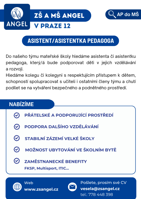 ASISTENT/ASISTENTKA PEDAGOGA DO MŠ